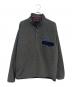 Patagonia（パタゴニア）の古着「Synchilla Snap-T」｜グレー×ネイビー