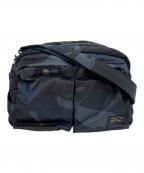 PORTERポーター）の古着「TANKER 30th ANNIVERSARY MODEL」｜ウッドランドネイビー（ネイビー×ブルー）
