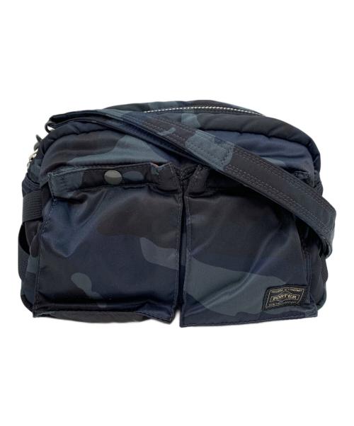 PORTER（ポーター）PORTER (ポーター) TANKER 30th ANNIVERSARY MODEL ウッドランドネイビー（ネイビー×ブルー）の古着・服飾アイテム