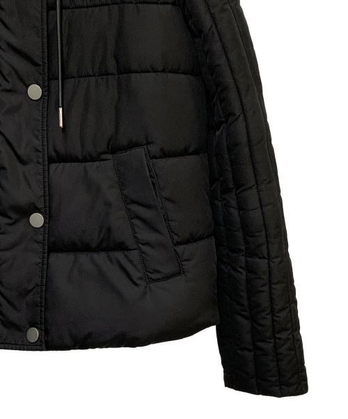 ARMANI EXCHANGE（アルマーニ エクスチェンジ）ARMANI EXCHANGE (アルマーニ エクスチェンジ) A|Xロゴ フーディパファージャケット ブラック サイズ:Sの古着・服飾アイテム