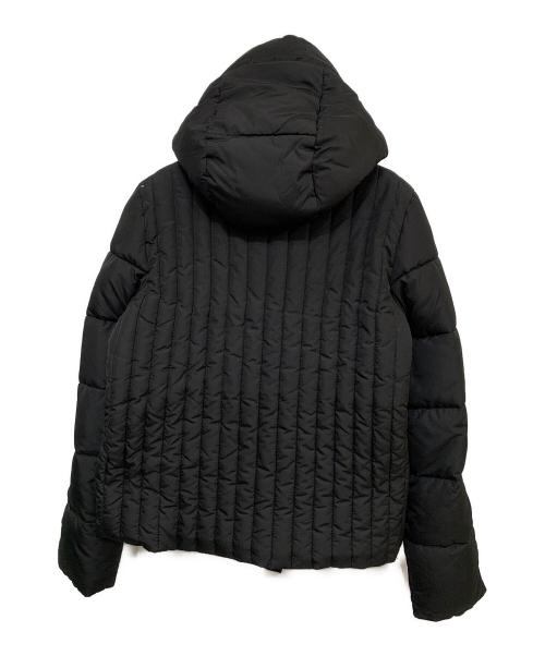ARMANI EXCHANGE（アルマーニ エクスチェンジ）ARMANI EXCHANGE (アルマーニ エクスチェンジ) A|Xロゴ フーディパファージャケット ブラック サイズ:Sの古着・服飾アイテム