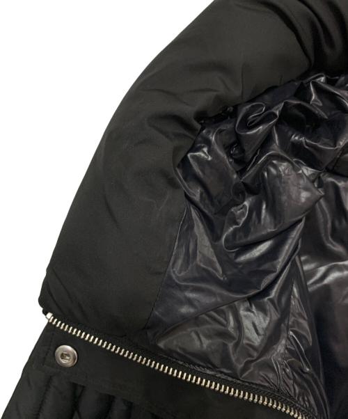 ARMANI EXCHANGE（アルマーニ エクスチェンジ）ARMANI EXCHANGE (アルマーニ エクスチェンジ) A|Xロゴ フーディパファージャケット ブラック サイズ:Sの古着・服飾アイテム