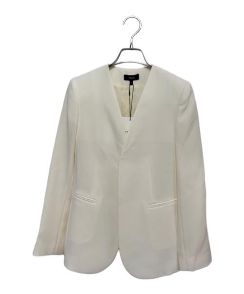 theory（セオリー）theory (セオリー) ADMIRAL CREPE LINDRAYIA B ホワイト サイズ:00 未使用品の古着・服飾アイテム