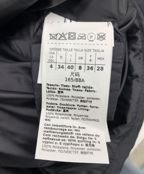 MARELLA sport（マレーラ スポーツ）MARELLA SPORT (マレーラ スポーツ) 中綿ジャケット ブラック サイズ:40の古着・服飾アイテム