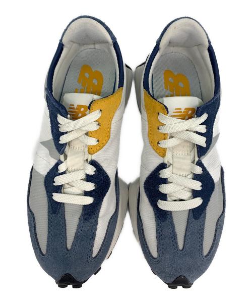 NEW BALANCE（ニューバランス）NEW BALANCE (ニューバランス) MS327OC ホワイト×ネイビー サイズ:24の古着・服飾アイテム
