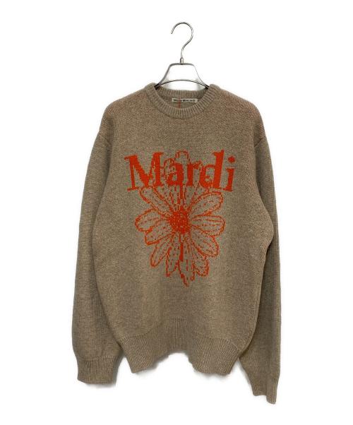 Mardi Mercredi（マルディメクルディ）MARDI MERCREDI (マルディメクルディ) カシミアブレンドニット ベージュ サイズ:ONE 未使用品の古着・服飾アイテム