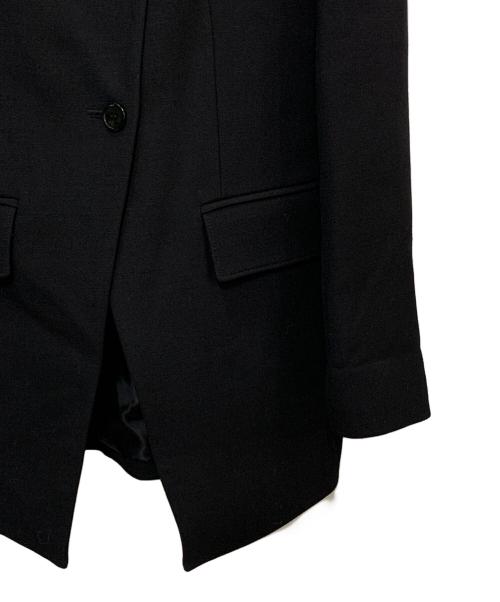 RECTO（レクト）RECTO (レクト) SIGNATURE CURVED NECK LONG JACKET ブラック サイズ:S 未使用品の古着・服飾アイテム