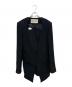 RECTO（レクト）の古着「SIGNATURE CURVED NECK LONG JACKET」｜ブラック