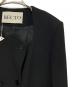 RECTO (レクト) SIGNATURE CURVED NECK LONG JACKET ブラック サイズ:S 未使用品：40000円