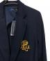 POLO RALPH LAUREN (ポロ・ラルフローレン) ダブルニット ジャカード ブレザー ネイビー サイズ:4 未使用品：20000円
