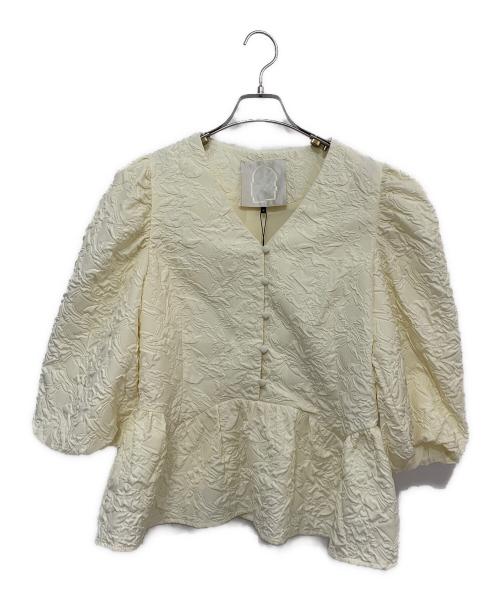 n.atelier（ナトリエ）n.atelier (ナトリエ) 長袖ブラウス ホワイト サイズ:M 未使用品の古着・服飾アイテム