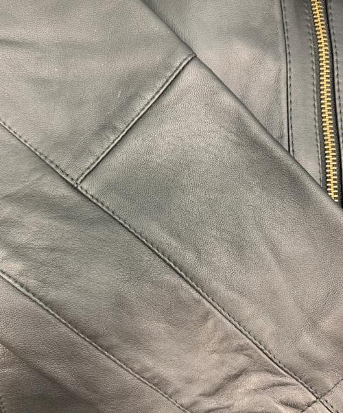 COLE HAAN（コールハーン）COLE HAAN (コールハーン) Smooth Lamb Leather Moto Jacket ブラック サイズ:M/M 未使用品の古着・服飾アイテム