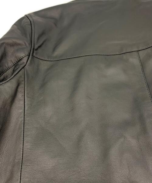 COLE HAAN（コールハーン）COLE HAAN (コールハーン) Smooth Lamb Leather Moto Jacket ブラック サイズ:M/M 未使用品の古着・服飾アイテム