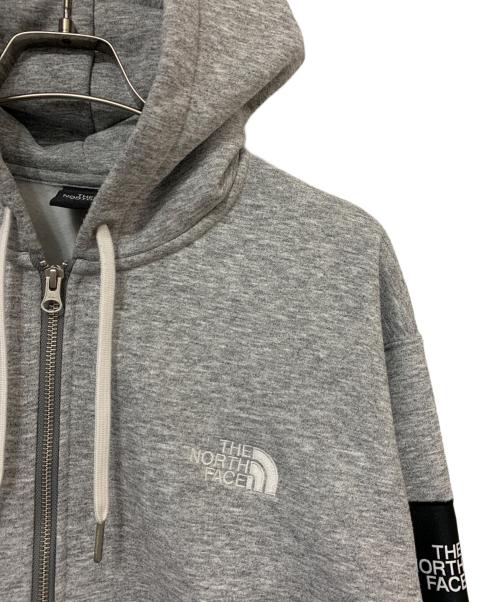 THE NORTH FACE（ザ ノース フェイス）THE NORTH FACE (ザ ノース フェイス) スクエアロゴフルジップスウェット パーカー グレー サイズ:XLの古着・服飾アイテム