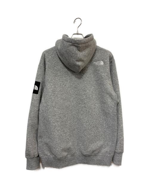 THE NORTH FACE（ザ ノース フェイス）THE NORTH FACE (ザ ノース フェイス) スクエアロゴフルジップスウェット パーカー グレー サイズ:XLの古着・服飾アイテム
