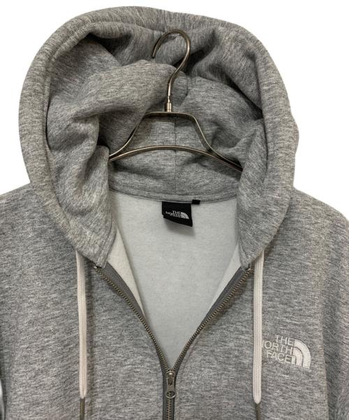 THE NORTH FACE（ザ ノース フェイス）THE NORTH FACE (ザ ノース フェイス) スクエアロゴフルジップスウェット パーカー グレー サイズ:XLの古着・服飾アイテム