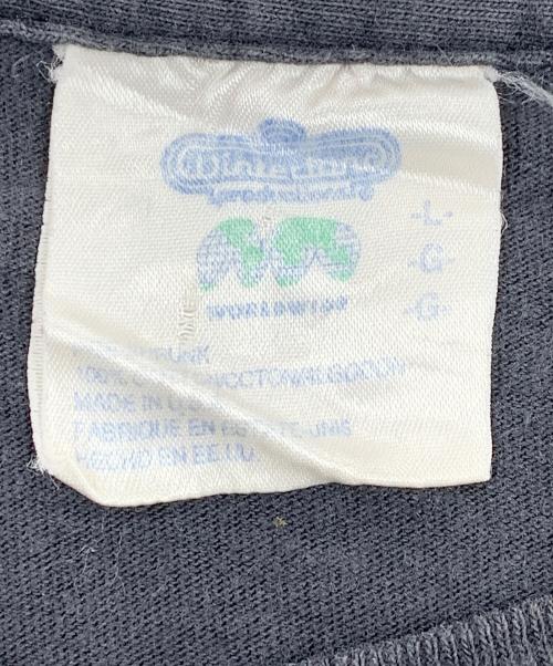 WINTERLAND（ウィンターランド）WINTERLAND (ウィンターランド) USA製 Tee ブラック サイズ:Ｌの古着・服飾アイテム