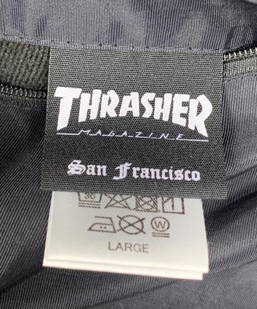 THRASHER（スラッシャー）THRASHER (スラッシャー) リバーシブルベスト ブラック サイズ:Ｌの古着・服飾アイテム