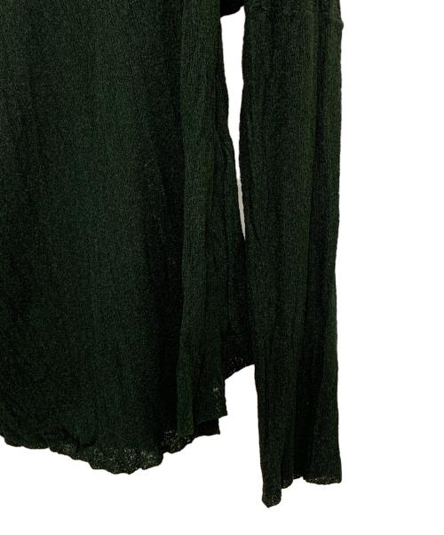 PERMANENTE（ペルマネンテ）PERMANENTE (ペルマネンテ) ISSEY MIYAKE (イッセイミヤケ) 変形カットソー グリーン サイズ:2の古着・服飾アイテム