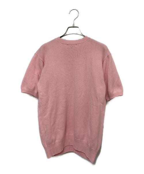 RALPH LAUREN（ラルフローレン）RALPH LAUREN (ラルフローレン) 半袖ニット ピンク サイズ:Ｌの古着・服飾アイテム