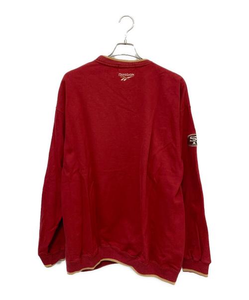 REEBOK（リーボック）REEBOK (リーボック) スウェット レッド サイズ:Lの古着・服飾アイテム