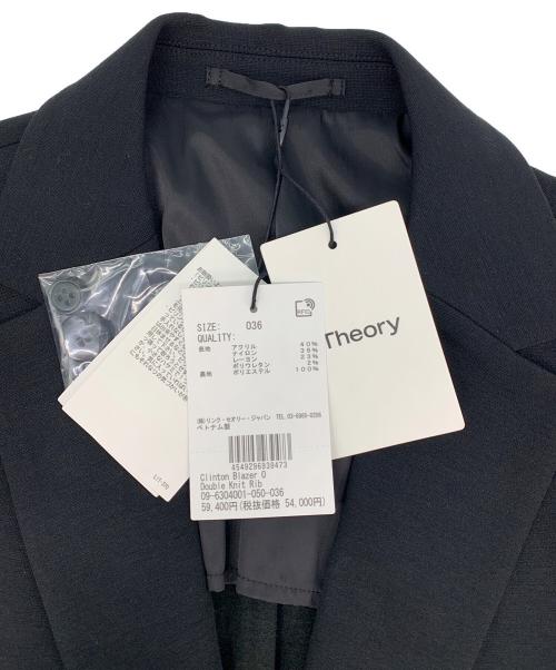 theory（セオリー）theory (セオリー) Clinton Blazer ブラック サイズ:036 未使用品の古着・服飾アイテム