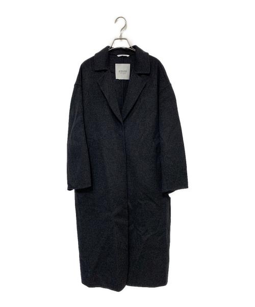 emmi（エミ）emmi (エミ) Super160ウールリバーロングコート グレー サイズ:1 未使用品の古着・服飾アイテム