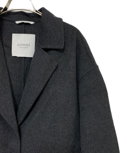 emmi（エミ）emmi (エミ) Super160ウールリバーロングコート グレー サイズ:1 未使用品の古着・服飾アイテム