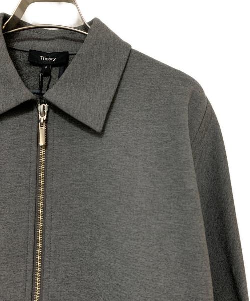 theory（セオリー）theory (セオリー) JIP UP JACKET グレー サイズ:P 未使用品の古着・服飾アイテム