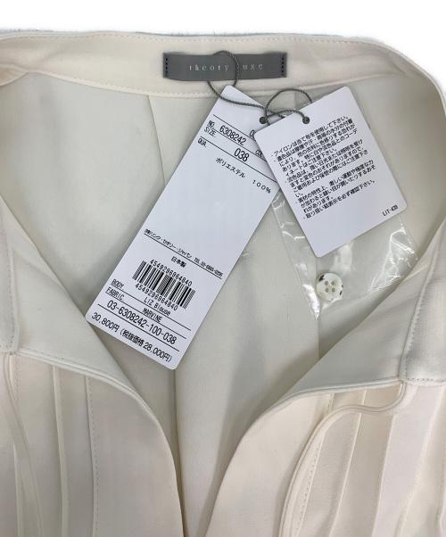 theory luxe（セオリーリュクス）theory luxe (セオリーリュクス) Liz Blouse ホワイト サイズ:038 未使用品の古着・服飾アイテム