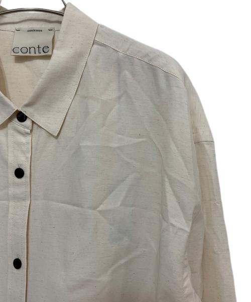 Conte（コンテ）Conte (コンテ) NVL ベーシックシャツ オフホワイト サイズ:FREE 未使用品の古着・服飾アイテム