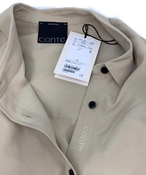 Con te（コンテ）Con te (コンテ) NVL ベーシックシャツ ベージュ サイズ:FREE 未使用品の古着・服飾アイテム