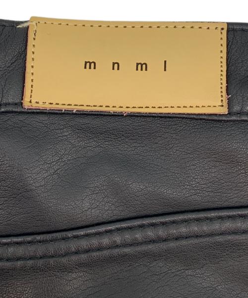 MNMI（ミニミニ）MNMI (ミニミニ) フェイクレザーパンツ ブラック サイズ:30の古着・服飾アイテム