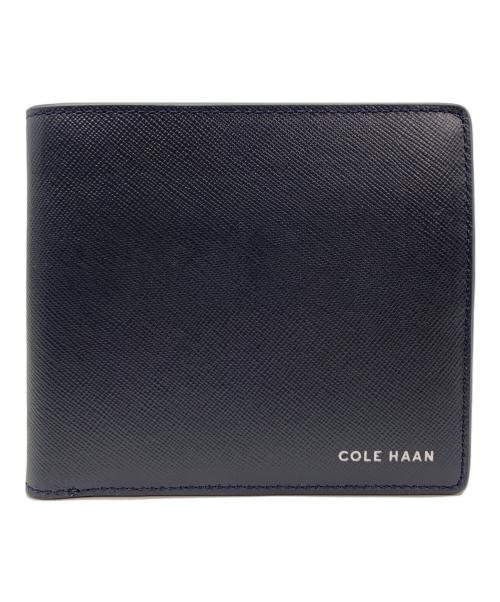 COLE HAAN（コールハーン）COLE HAAN (コールハーン) スローン バイフォールド ダブルコイン ネイビーの古着・服飾アイテム