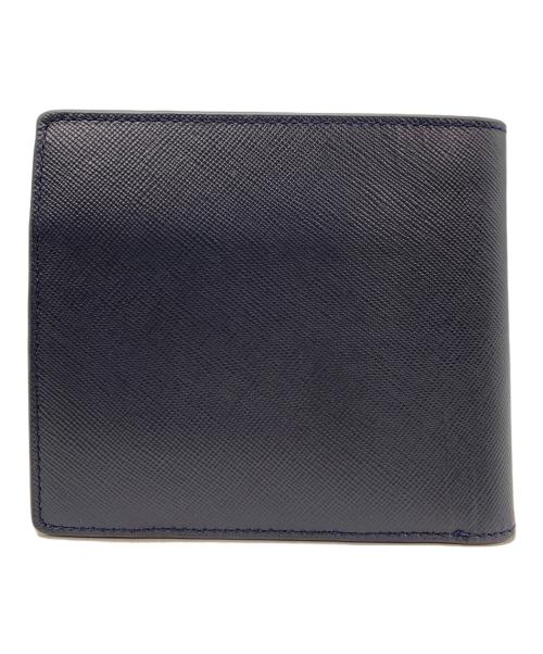 COLE HAAN（コールハーン）COLE HAAN (コールハーン) スローン バイフォールド ダブルコイン ネイビーの古着・服飾アイテム