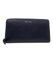 COLE HAAN（コールハーン）の古着「スローン コンチネンタル ウォレット」｜ネイビー