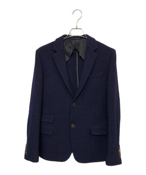 GUCCI（グッチ）GUCCI (グッチ) テーラードジャケット ネイビー サイズ:50Rの古着・服飾アイテム