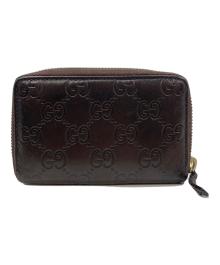 GUCCI（グッチ）の古着「グッチシマコインケース」｜ブラウン