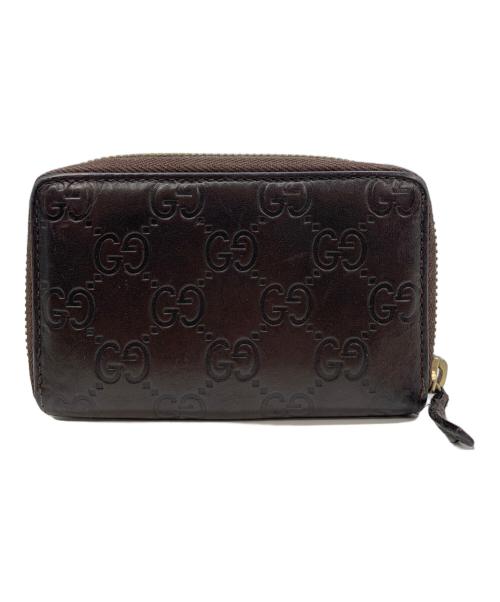 GUCCI（グッチ）GUCCI (グッチ) グッチシマコインケース ブラウンの古着・服飾アイテム
