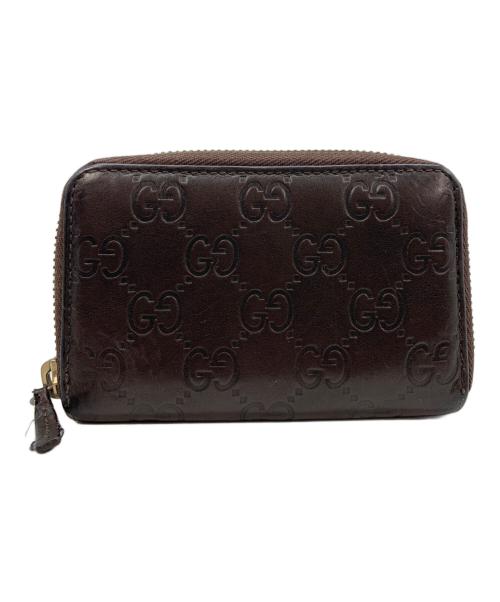 GUCCI（グッチ）GUCCI (グッチ) グッチシマコインケース ブラウンの古着・服飾アイテム