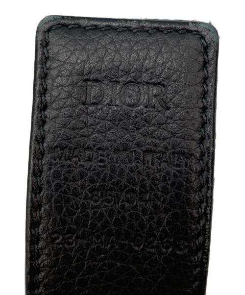 Dior（ディオール）DIOR (ディオール) CDバックルロゴベルト ネイビーの古着・服飾アイテム