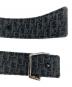 中古・古着 DIOR (ディオール) CDバックルロゴベルト ネイビー：30000円
