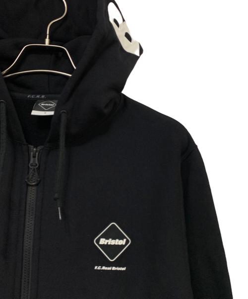 F.C.R.B.（エフシーレアルブリストル）F.C.R.B. (エフシーレアルブリストル) HOOD LOGO ZIP UP TEAM SWEAT HOODIE ブラック サイズ:Sの古着・服飾アイテム