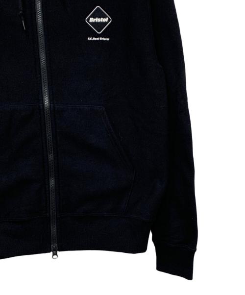 F.C.R.B.（エフシーレアルブリストル）F.C.R.B. (エフシーレアルブリストル) HOOD LOGO ZIP UP TEAM SWEAT HOODIE ブラック サイズ:Sの古着・服飾アイテム
