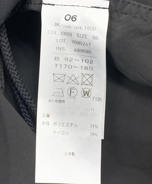 ATON（エイトン）ATON (エイトン) エアーウェザー ショートモッズコート ブラック サイズ:06(48) 未使用品の古着・服飾アイテム