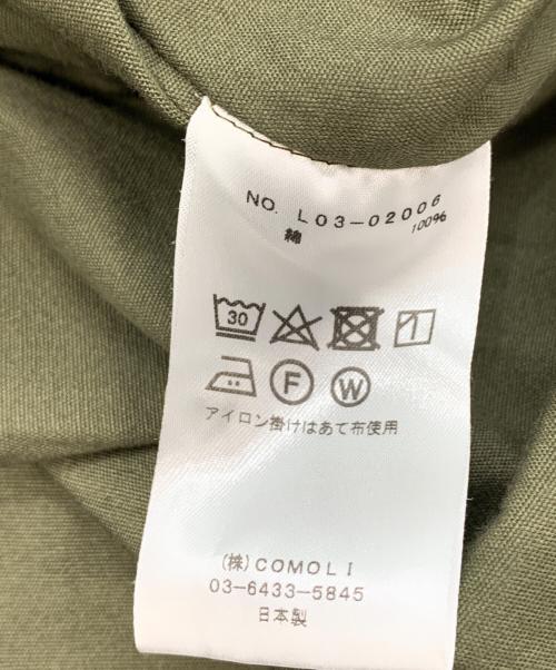 COMOLI（コモリ）COMOLI (コモリ) ODプルオーバーシャツ グリーン サイズ:1の古着・服飾アイテム
