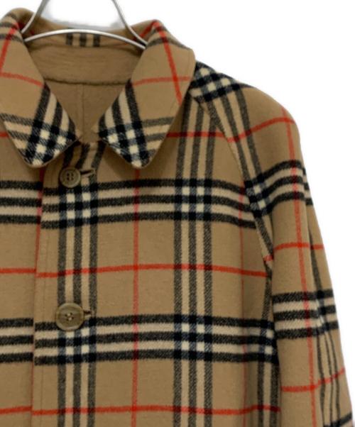 Burberry's（バーバリーズ）Burberry's (バーバリーズ) リバーシブルウールコート ブラウン サイズ:7AB2の古着・服飾アイテム