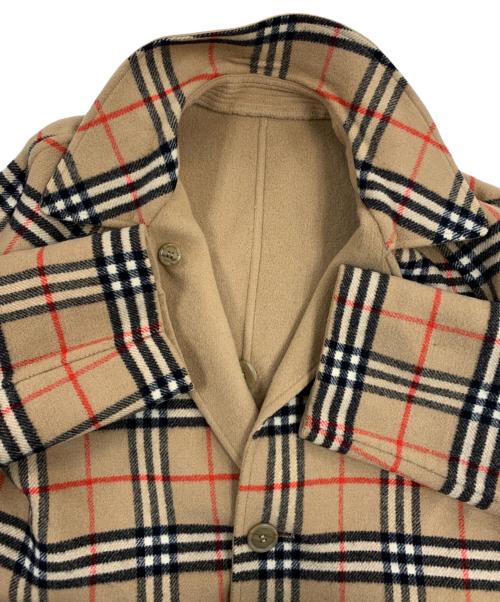Burberry's（バーバリーズ）Burberry's (バーバリーズ) リバーシブルウールコート ブラウン サイズ:7AB2の古着・服飾アイテム