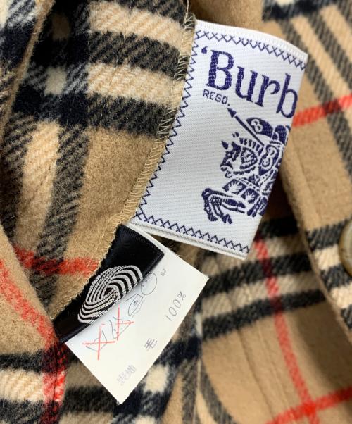 Burberry's（バーバリーズ）Burberry's (バーバリーズ) リバーシブルウールコート ブラウン サイズ:7AB2の古着・服飾アイテム