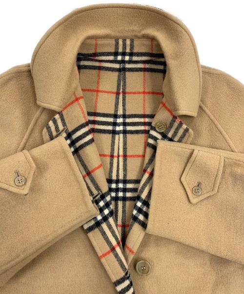 Burberry's（バーバリーズ）Burberry's (バーバリーズ) リバーシブルウールコート ブラウン サイズ:7AB2の古着・服飾アイテム